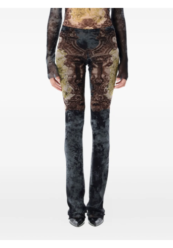 JEAN-PAUL GAULTIER mesh trousers print JEAN-PAUL GAULTIER mesh trousers print