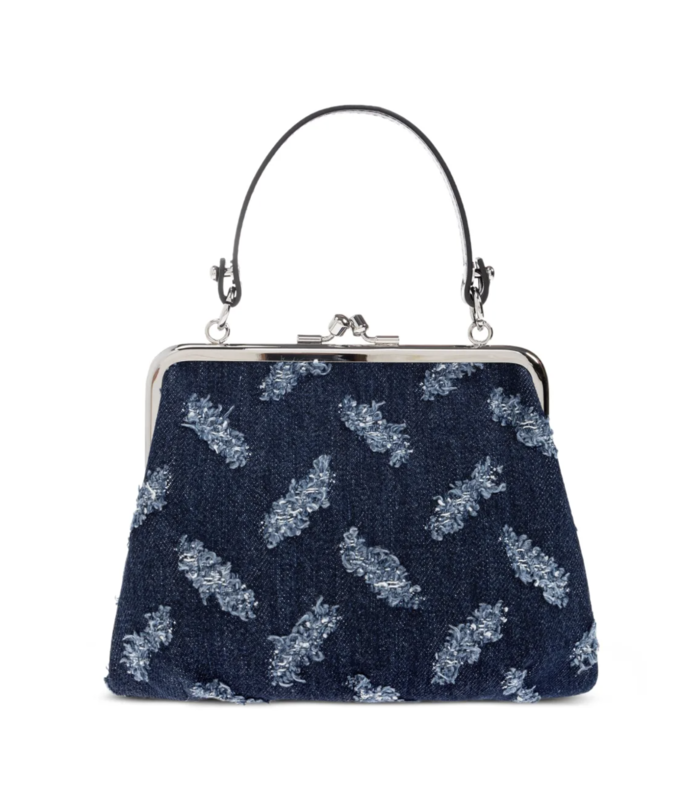 GRANNY FRAME PURSE INDIGO