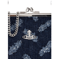 GRANNY FRAME PURSE INDIGO