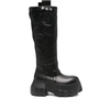RICK OWENS PULL ON MEGA TRACTOR BLACK RICK OWENS PULL ON MEGA TRACTOR BLACK