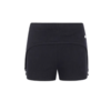 JEAN-PAUL GAULTIER COTTON RIBBED MINI SHORT WITH LINGERIE GARTER BLACK JEAN-PAUL GAULTIER COTTON RIBBED MINI SHORT WITH LINGERIE GARTER BLACK