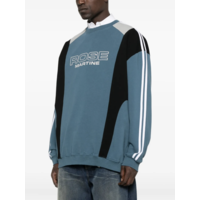 PANELLED SWEATSHIRT BLUE AGEAN ROSE OUTLINE