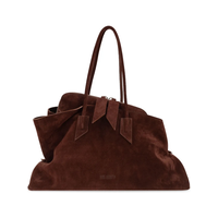 LA PASSEGGIATA TOP HANDLE SUEDE LIGHT CHOCOLATE