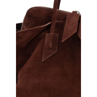 LA PASSEGGIATA TOP HANDLE SUEDE LIGHT CHOCOLATE