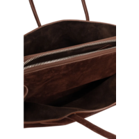 LA PASSEGGIATA TOP HANDLE SUEDE LIGHT CHOCOLATE