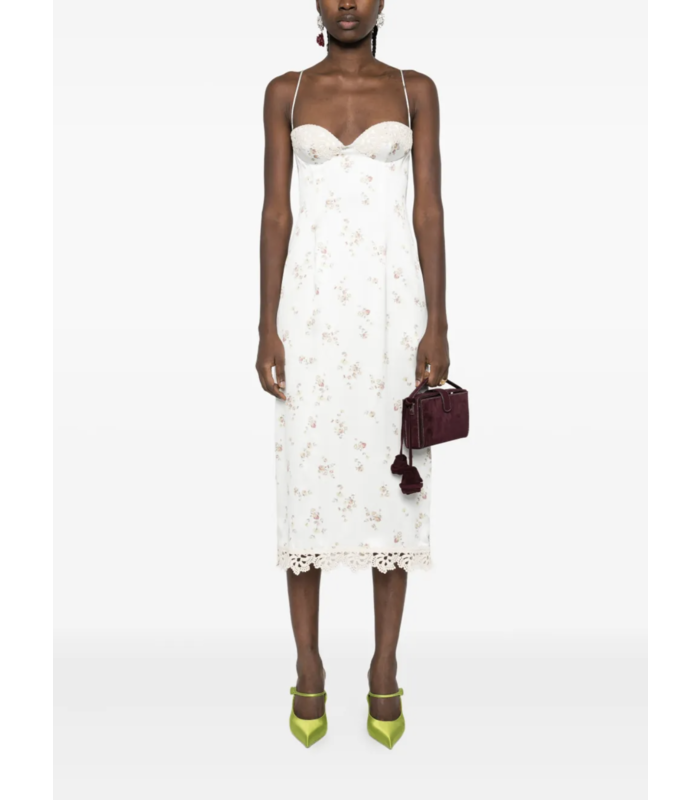 DRESS 14 CREAM PRINT