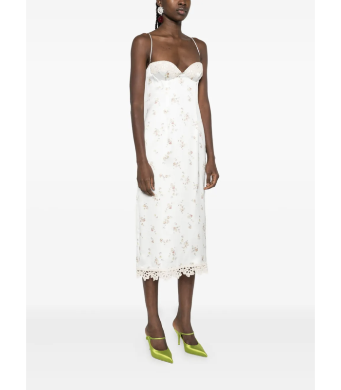 DRESS 14 CREAM PRINT