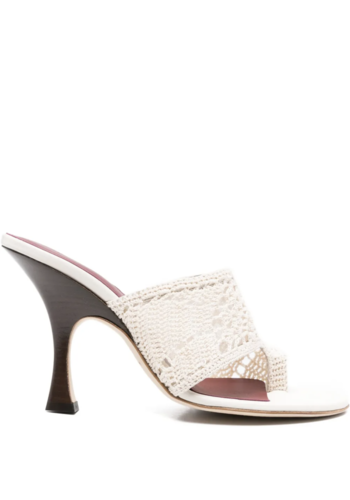 MAGDA BUTRYM thong sandals crochet cream MAGDA BUTRYM thong sandals crochet cream