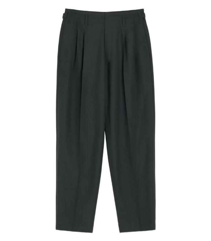 PLEATED PANTS COAL