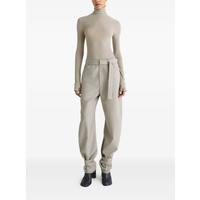 SEAMLESS HIGH NECK TOP LIGHT SAGE