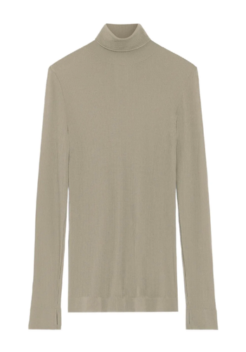 LEMAIRE seamless high neck top light sage LEMAIRE seamless high neck top light sage