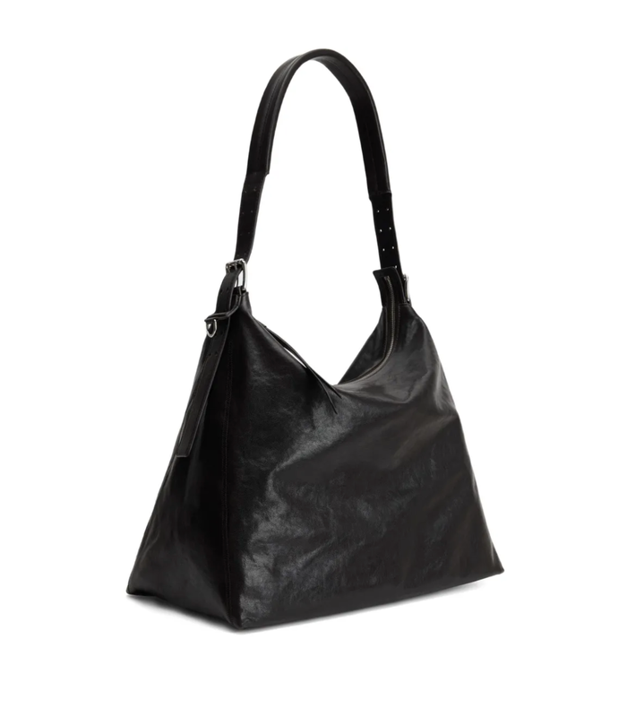 BELTED HOBO BAG DARK CHOCOLATE