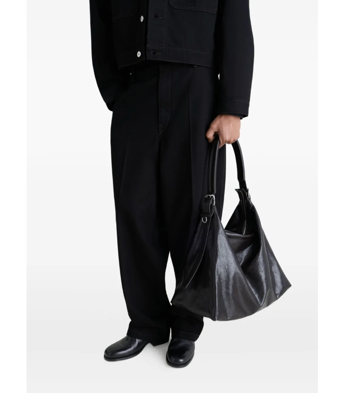 BELTED HOBO BAG DARK CHOCOLATE