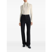 FOULARD TOP WITH PATCHS PEARL WHITE