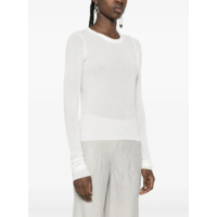 CROPPED RIB LS T MILK