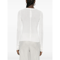 CROPPED RIB LS T MILK