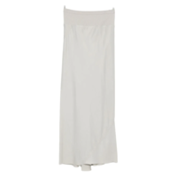 CALF BIAS SKIRT PEARL