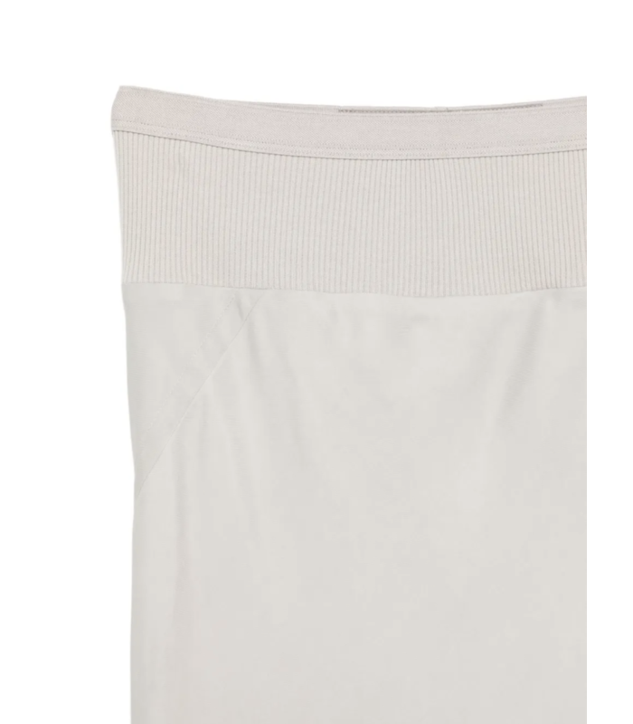 CALF BIAS SKIRT PEARL