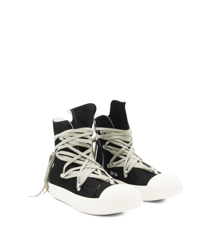 DENIM MEGALACE SNEAKS BLACK/MILK/MILK