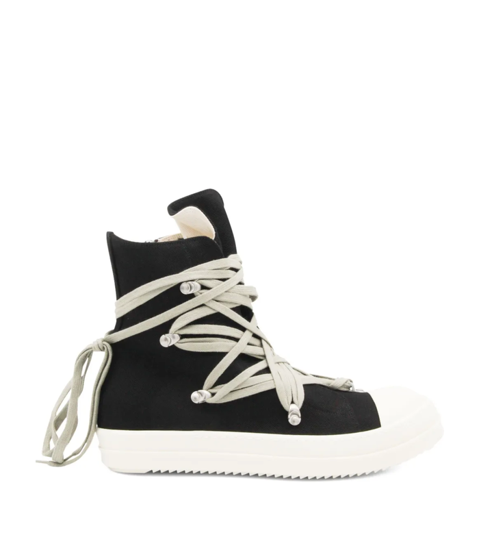 DENIM MEGALACE SNEAKS BLACK/MILK/MILK