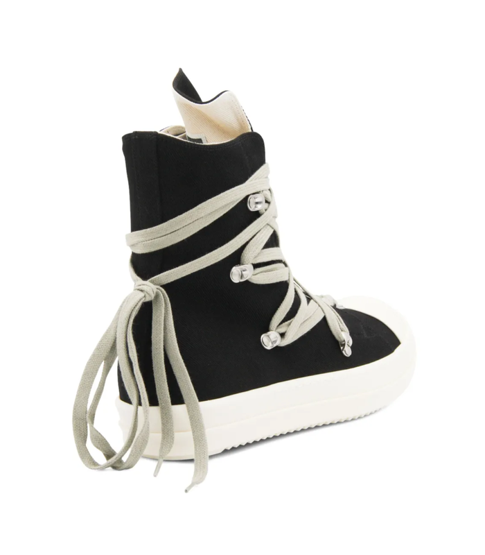 DENIM MEGALACE SNEAKS BLACK/MILK/MILK