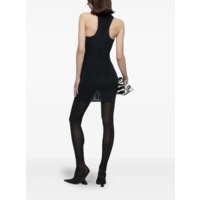 MINI DRESS Soutache embroidered tulle