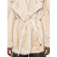 ROSARIA JERSEY COAT JACKET BEIGE