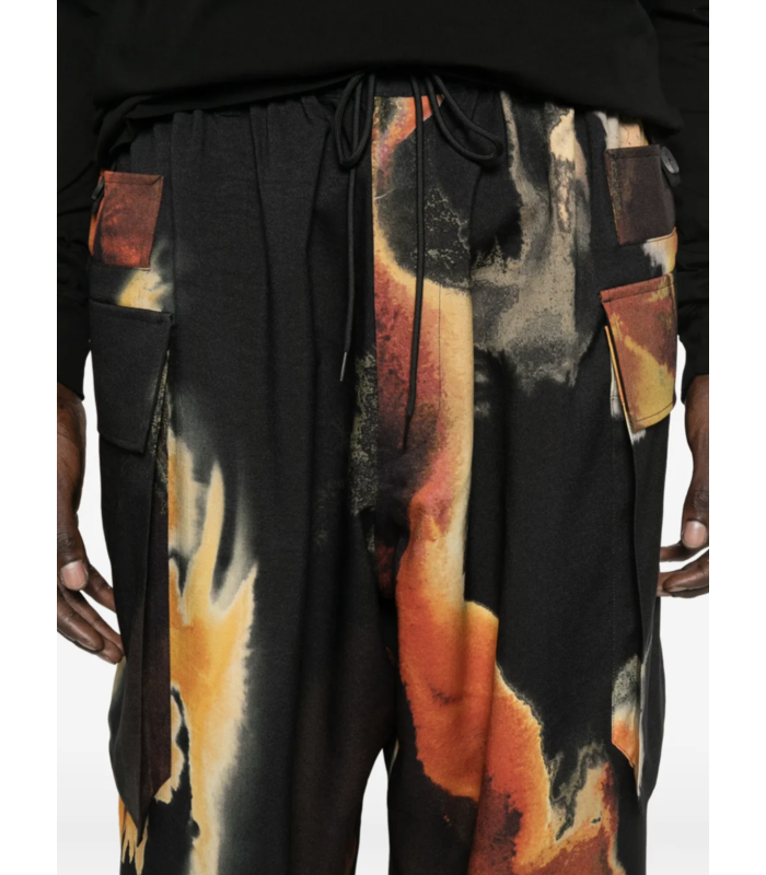 M AOP CRG PNT BLACK/MULTCO