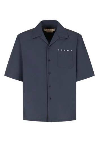MARNI MARNI SHORTSLEEVE SHIRT DARK ASH MARNI MARNI SHORTSLEEVE SHIRT DARK ASH