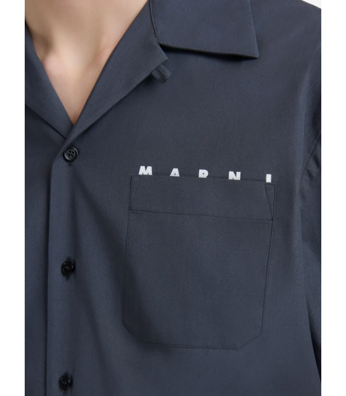 MARNI SHORTSLEEVE SHIRT DARK ASH
