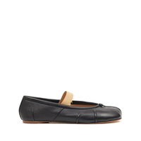 TABI BALLERINA FLAT ELASTIC BAND black