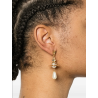 PEARL DROP EARRINGS GOLD PEARL MULTI