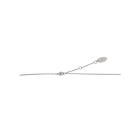 FEODORA PENDANT PLATINUM WHITE CZ CREAMROSE