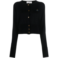 BEA CROPPED CARDI BLACK