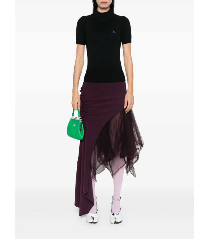 BEA TURTLENECK TOP BLACK