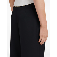 cropped TROUSERS BLACK