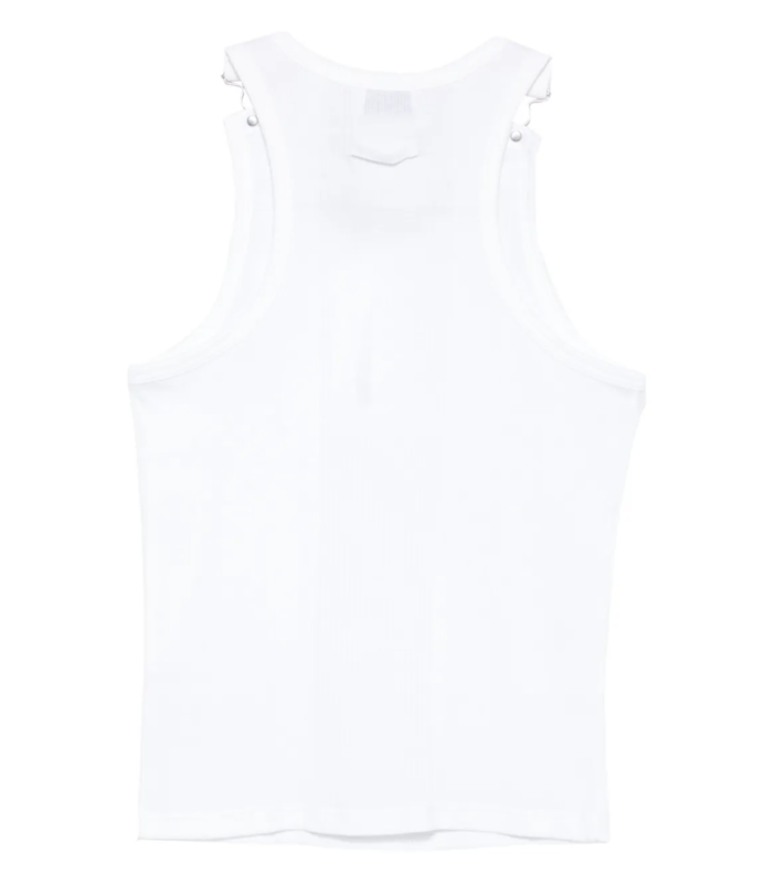 TANKTOP EMBROIDERED JEAN PAUL GAULTIER WHITE