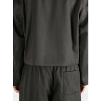 MINI JACKET HAVANA BROWN CHAIN WOOL