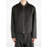 MINI JACKET HAVANA BROWN CHAIN WOOL