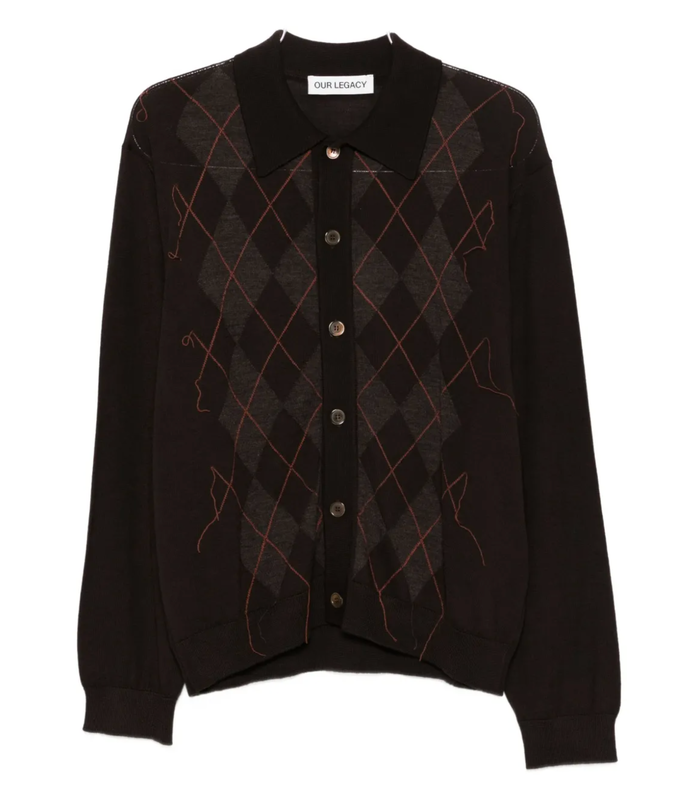 EVENING POLO PUB ARGYLE FINE WOOL