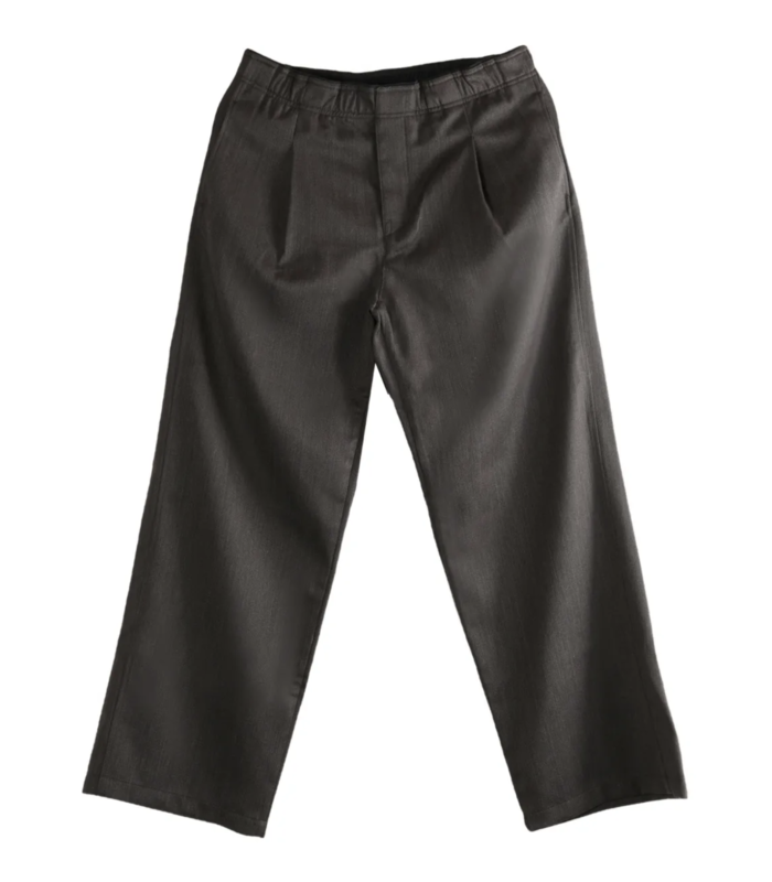 LEISURE TROUSER HAVANA BROWN CHAIN WOOL