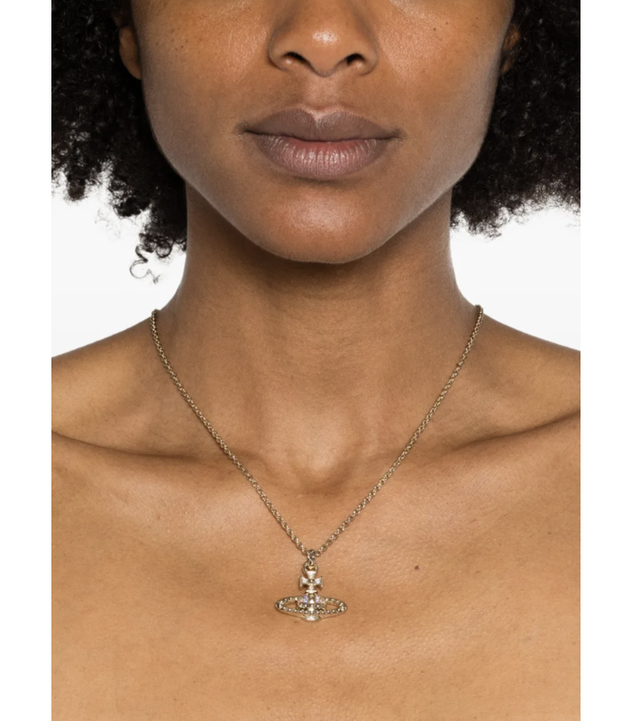 MAYFAIR BAS RELIEF PENDANT GOLD CRYSTAL