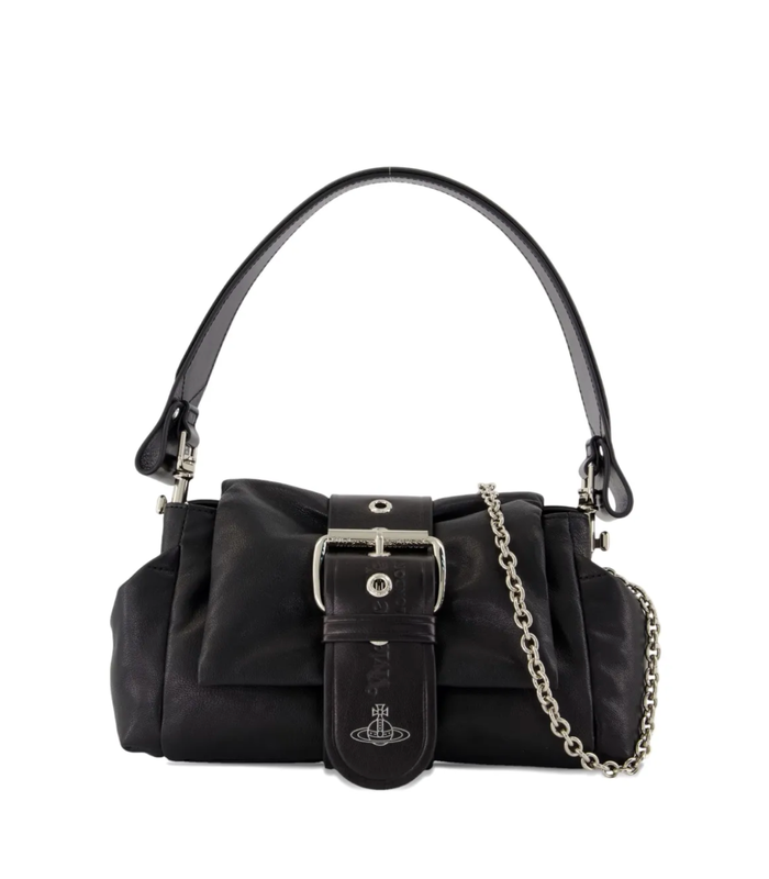 VIVIENNE WESTWOOD HAZEL TREASURE HANDBAG BLACK