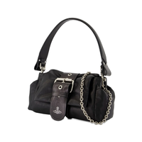 VIVIENNE WESTWOOD HAZEL TREASURE HANDBAG BLACK