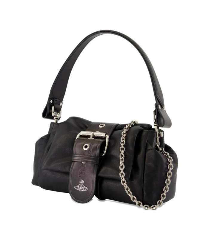 VIVIENNE WESTWOOD HAZEL TREASURE HANDBAG BLACK