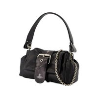 VIVIENNE WESTWOOD HAZEL TREASURE HANDBAG BLACK