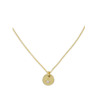 LEWIS PENDANT GOLD WHITE