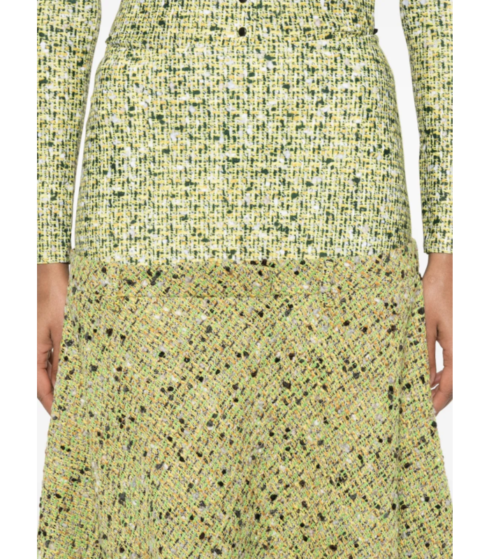 grace mix skirt green