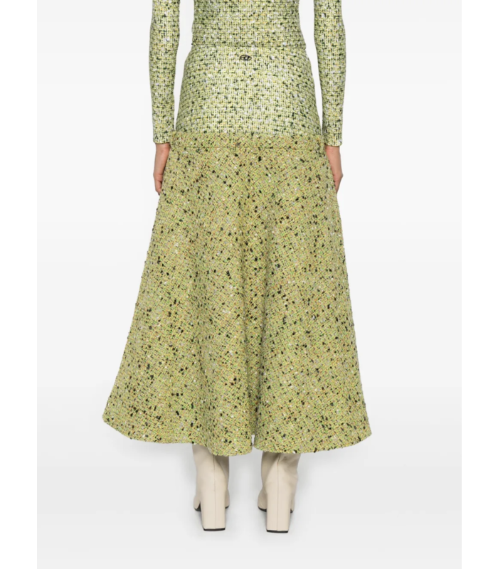 grace mix skirt green