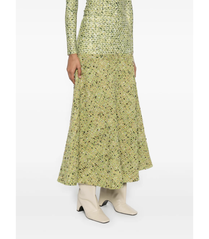 grace mix skirt green